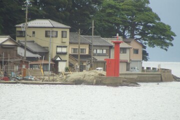 伊根の町並み（伊根湾クルーズから見た風景）