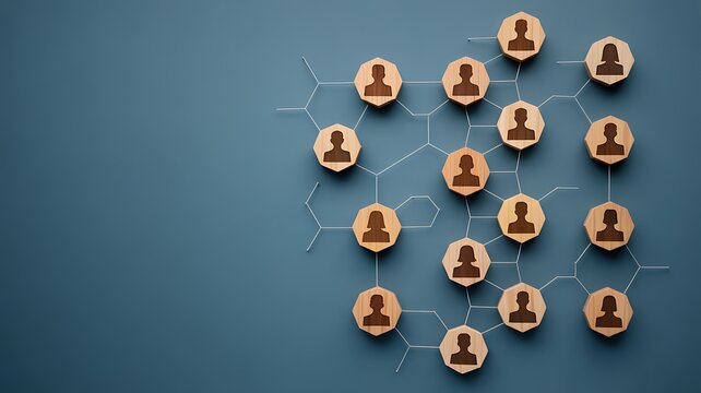 Connecting People Network Concept Social Media Business Network Connection