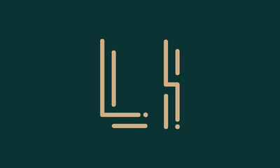 LI L li initial logo | initial based abstract modern minimal creative logo, vector template image. luxury logotype logo, real estate homie logo. typography logo. initials logo
