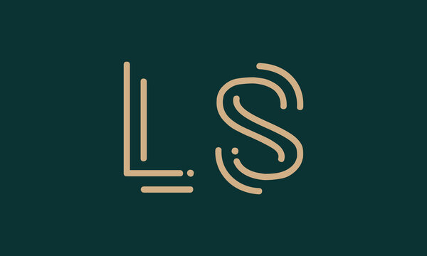 LS L ls initial logo | initial based abstract modern minimal creative logo, vector template image. luxury logotype logo, real estate homie logo. typography logo. initials logo