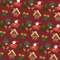 Aesthetic Seamless Pattern For Your Cozy Christmas Design