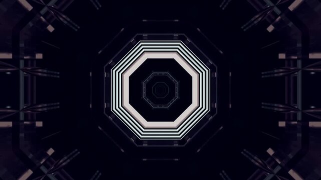 Experience a dynamic tunnel journey with seamless looping video effects to captivate viewers and create a mesmerizing ambiance