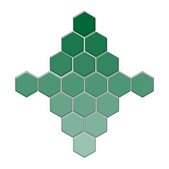 abstract hexagonal background