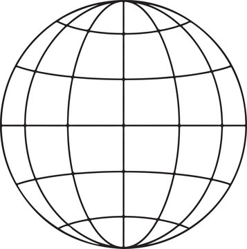 Globe icon, representing global connectivity and reach