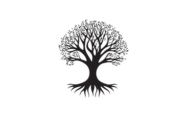 Elegant Tree of Life Vector Set – Nature Growth Roots Symbol Illustration Design