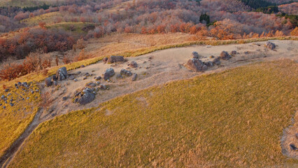 押戸石の丘のドローン空撮