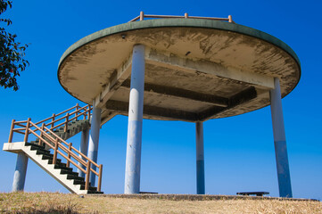 老嶽山頂の展望所