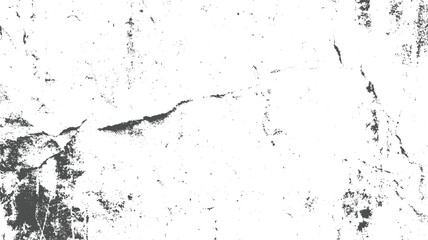 Grayscale distressed textured background with dark speckles and cracks on white grunge dirty