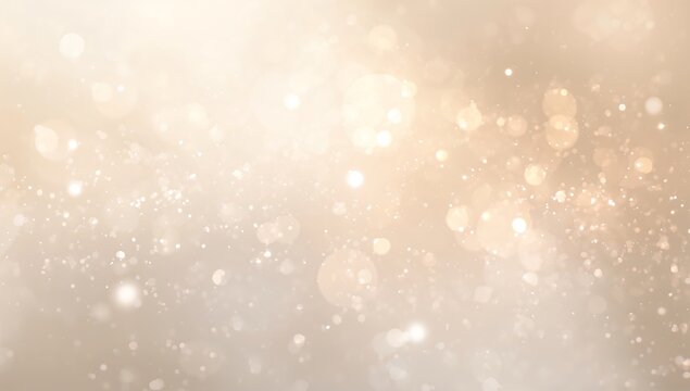 Abstract background with soft, blurred light and sparkling particles, creating a dreamy effect.