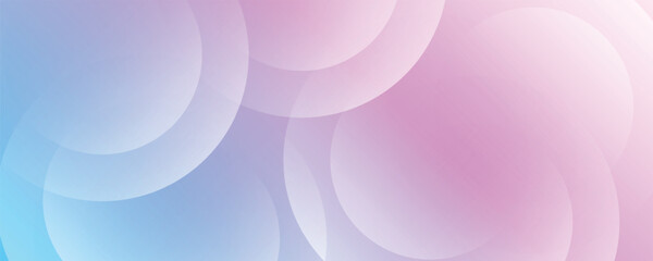 Abstract background .blue and pink gradation. circle effect style. modern minimalist. Illustration