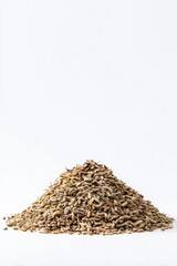 Pile Of Spices On White Background