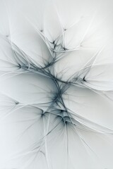 Abstract Fractal Design In Gray And White