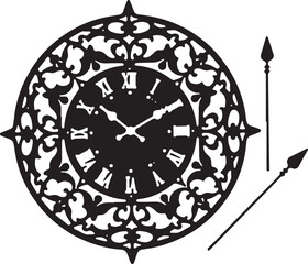 This floral pattern in minimalist style features clean lines, balanced composition, and subtle botanical elegance