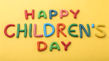 Fototapeta premium Happy children's day