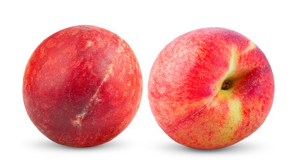 Peach isolated on transparent png (Image from camera)
