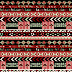 Ethnic motifs design, seamless pattern