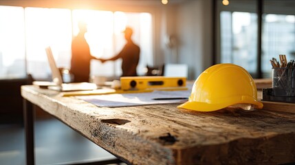 Construction Project Meeting In Office