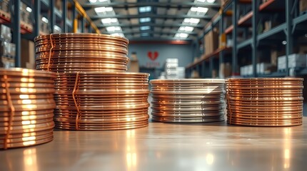 Separated copper and aluminum foil from recycled battery cells