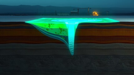 Subsurface migration of persistent pfas through soil layers