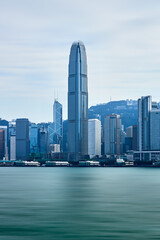 Naklejka premium skyscrapers in hong kong
