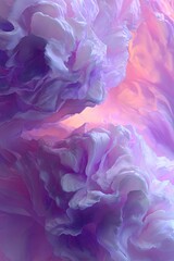 Abstract Fluid Design With Soft Pastel Colors