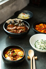 A Hearty and Authentic Korean Dinner Spread