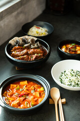 A Hearty and Authentic Korean Dinner Spread