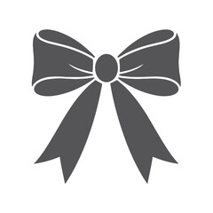 Elegant Black Ribbon Bow, Vector Silhouette, Minimal, Decorative, holiday decoration, Gift Wrapping Designs, Stylish, Graphic Design, Classic, Designers, Vector Icons, Simple Ribbon Bow, symbols, tie,