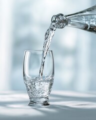 Water Pouring Into Glass