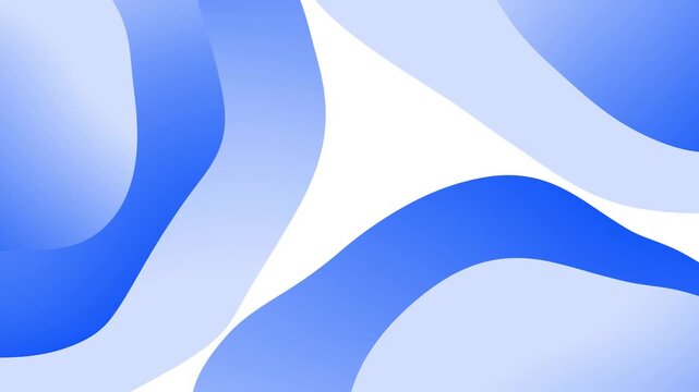 Abstract wave blue light liquid motion 4k backgorund animation seamless looping