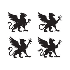majestic black griffon silhouette collection