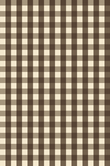 ฺฺBrown cream beige check pattern seamless vector.Gingham check pattern classic scottish fabric texture subtle weave geometric background illustration.For clothing,blanket,tablecloth,wrap,decoration.