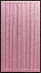 Fototapeta premium Pink paper scratched vertical with lines