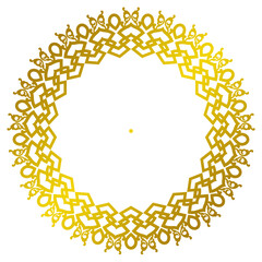 gold circular decorative bord...
