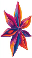 Fototapeta premium Colorful Star Anise Graphic Design