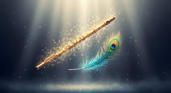 Shining Khrisna Flute, made by Ai