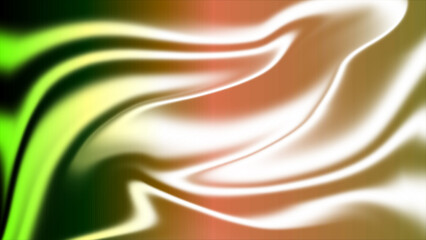 Abstract liquid silk design with fluid lines and vibrant color gradients an artful representation