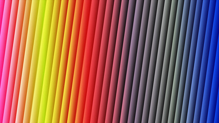 Vibrant Gradient of Colors, Abstract Background with Vertical Stripes