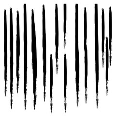 Grunge Vertical Line Texture - Abstract Vector Background