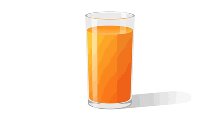 A refreshing glass of bright orange juice, perfect for a healthy start to the day