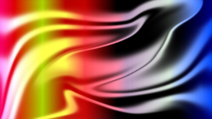 Abstract Colorful Fluid Design A Blend of Colors and Motion in Digital Art