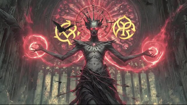 Unveiling the Dark Ritual - A Gothic Horror Fantasy.