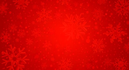 Elegant red christmas background with subtle snowflake pattern design