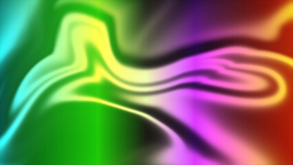 Iridescent liquid with swirling color transitions for dynamic backgrounds