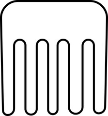 Hair accessory icon ,fashion hair clips, headbands, pins, combs, scrunchies, ribbons, and styling tools for beauty, salon, hairstyle, and personal care graphic design elements, female hair, for web