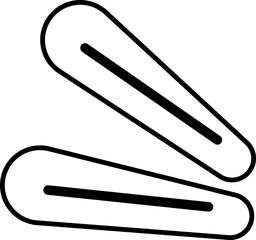 Hair accessory icon ,fashion hair clips, headbands, pins, combs, scrunchies, ribbons, and styling tools for beauty, salon, hairstyle, and personal care graphic design elements, female hair, for web