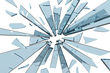 Fracture isolated on transparent background