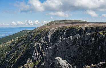 Sudetes, Giant Mountains, Śnieżne Kotły, Schneegruben, Szklarka, Kamienczyk, wodospad, Karkonosze, Sudety