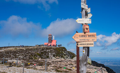 Sudetes, Giant Mountains, Śnieżne Kotły, Schneegruben, Szklarka, Kamienczyk, wodospad, Karkonosze, Sudety