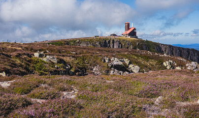Sudetes, Giant Mountains, Śnieżne Kotły, Schneegruben, Szklarka, Kamienczyk, wodospad, Karkonosze, Sudety
